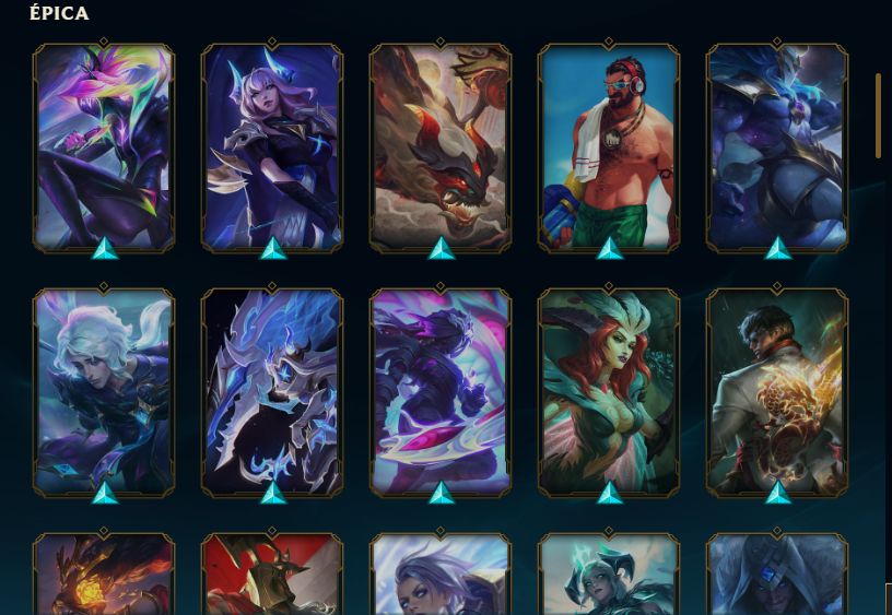 CONTA LOL MESTRE SOLO DUO E FLEX MAIN JUNGLE