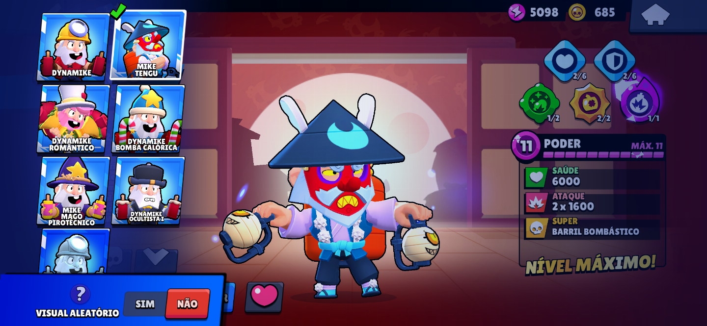 CONTA BRAWL STARS RARA (CRIADA EM 2020) 13.3K TROFÉUS | 112 SKINS