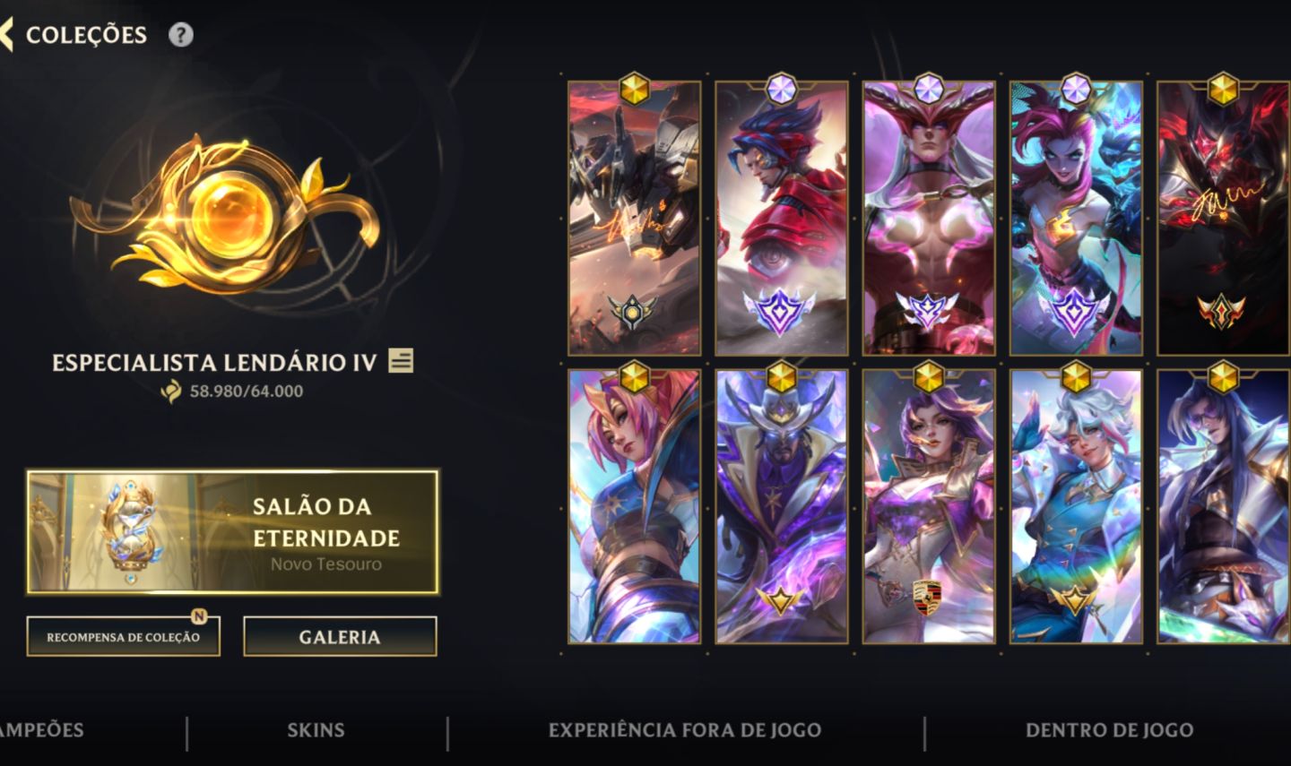 CONTA RIOT COMPLETA | WILD RIFT + LEAGUE OF LEGENDS DE BRINDE!