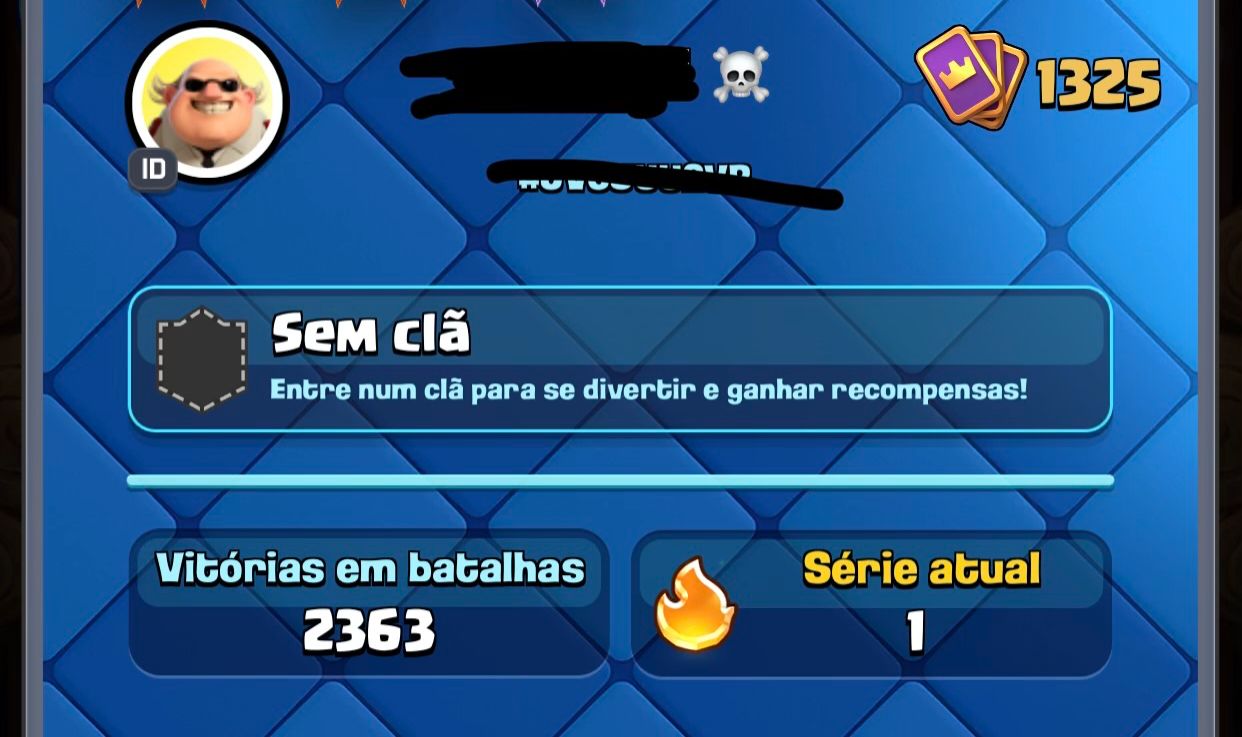 Conta Clash Royale 13k de troféus