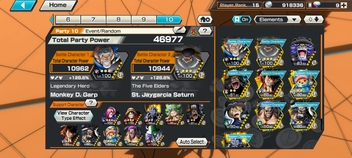 CONTA FORTE DE OPBR COM 6 EX, 2 DELES NO LVL 100