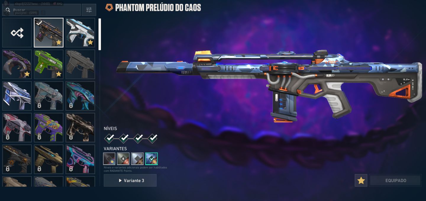 Conta Valorant ex Imortal 2 Full acesso
