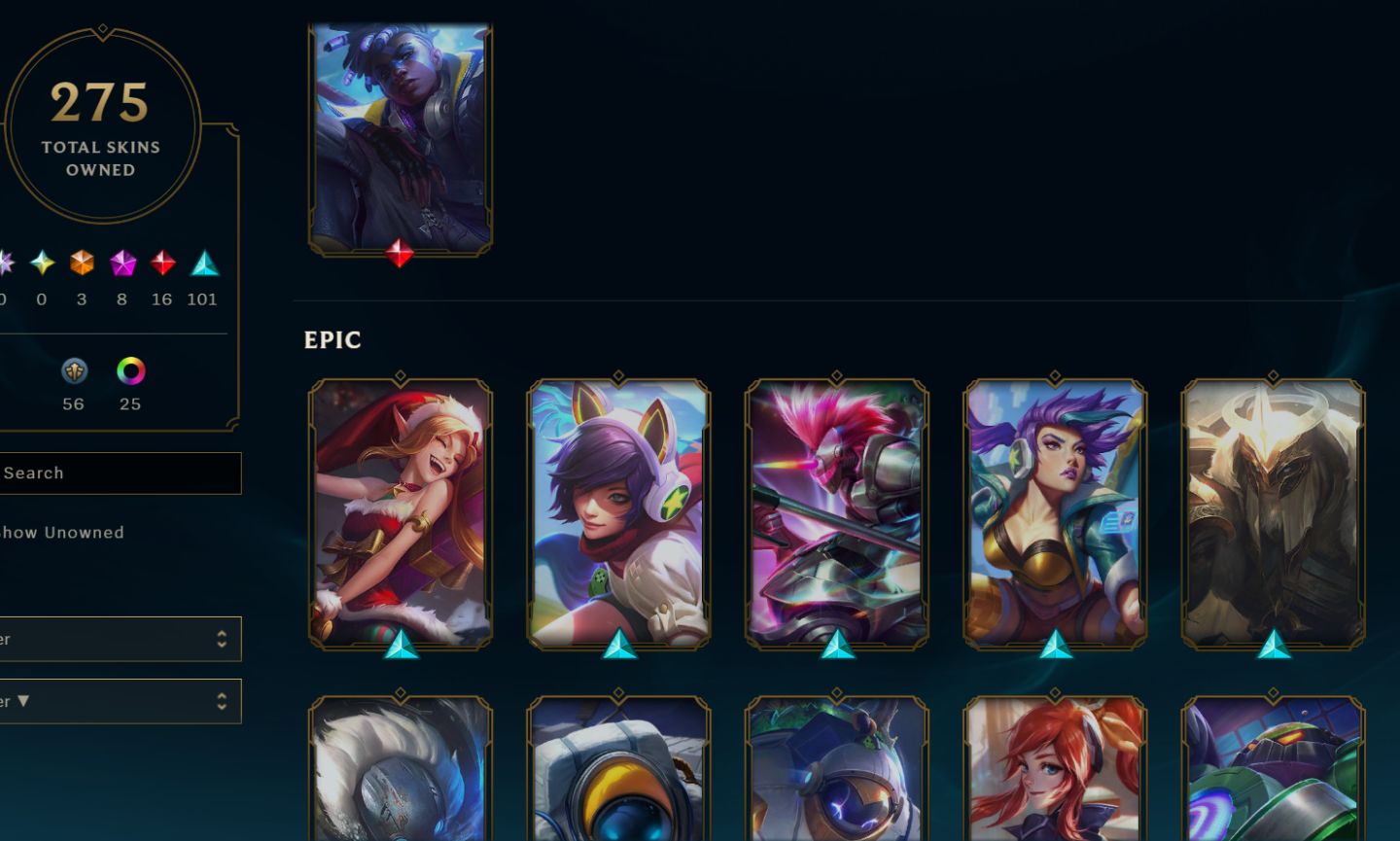 Prata - mmr de Platina - lv292 - 3 skin ultimate, 10 anos de conta