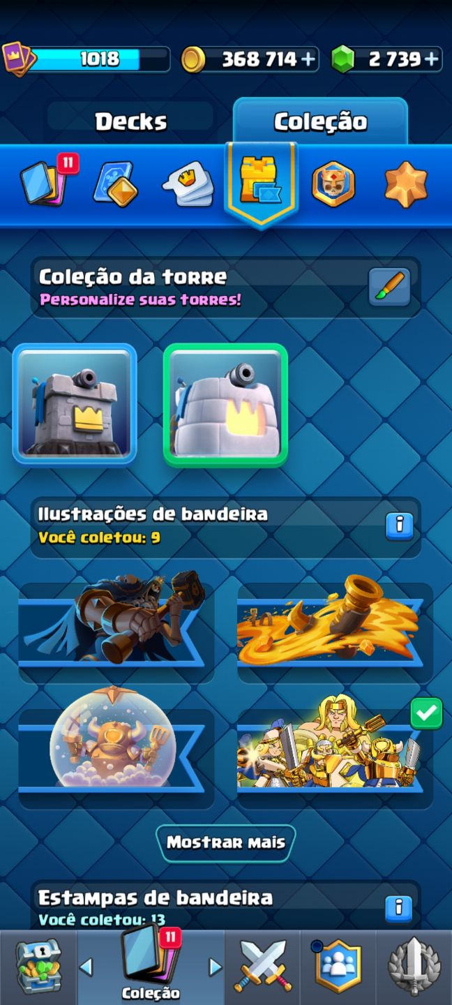 EMBLEMA 7 ANOS DE JOGO | 2.739 GEMAS | 6.526 TROFÉUS | Conta Clash Royale