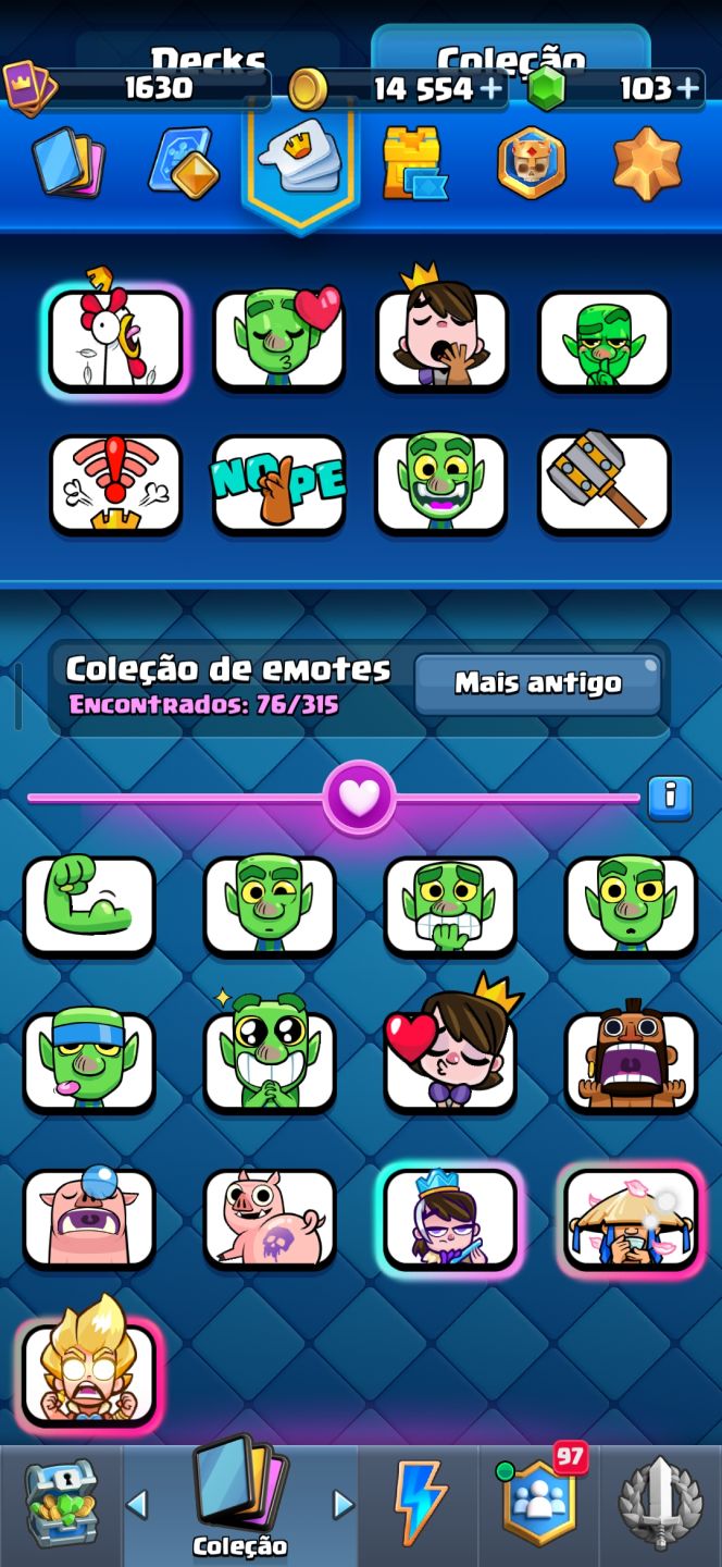 Conta de clash com 14k