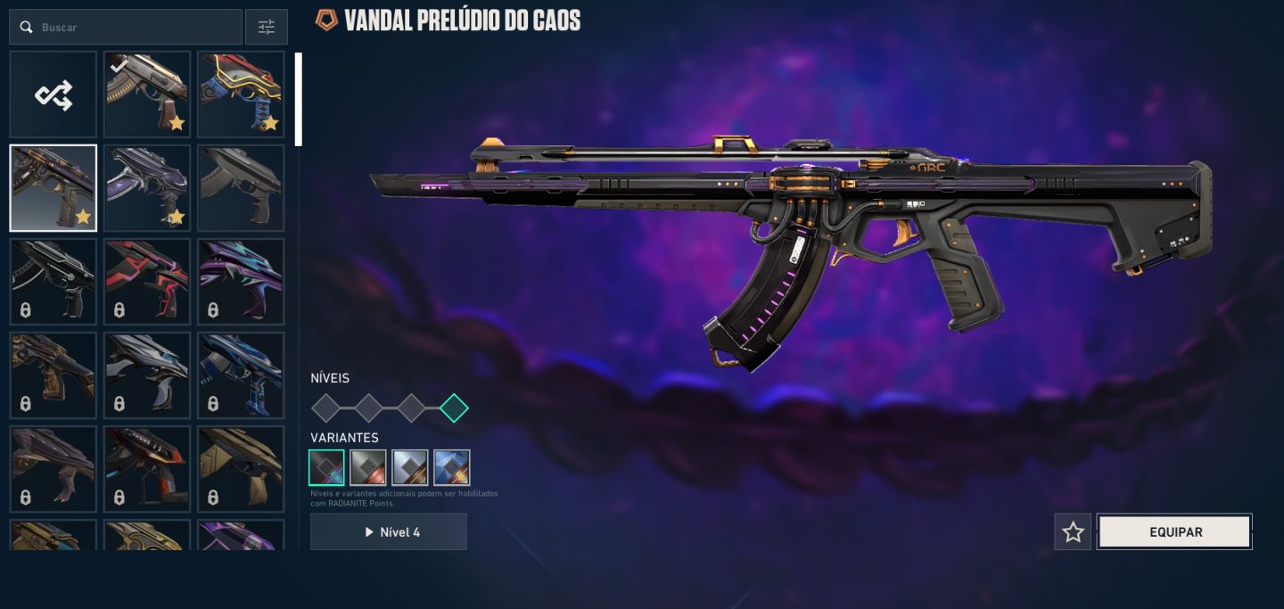 CONTA VALORANT FULL ACESSO KATANA KUNITSUNA