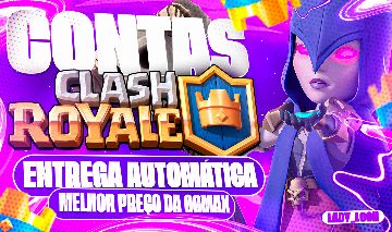 CONTAS CLASH ROYALE FULL ACESSO | ENTREGA AUTOMÁTICA | MELHOR PREÇO DA GGMAX