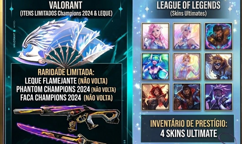 CONTA LOL/VALORANT