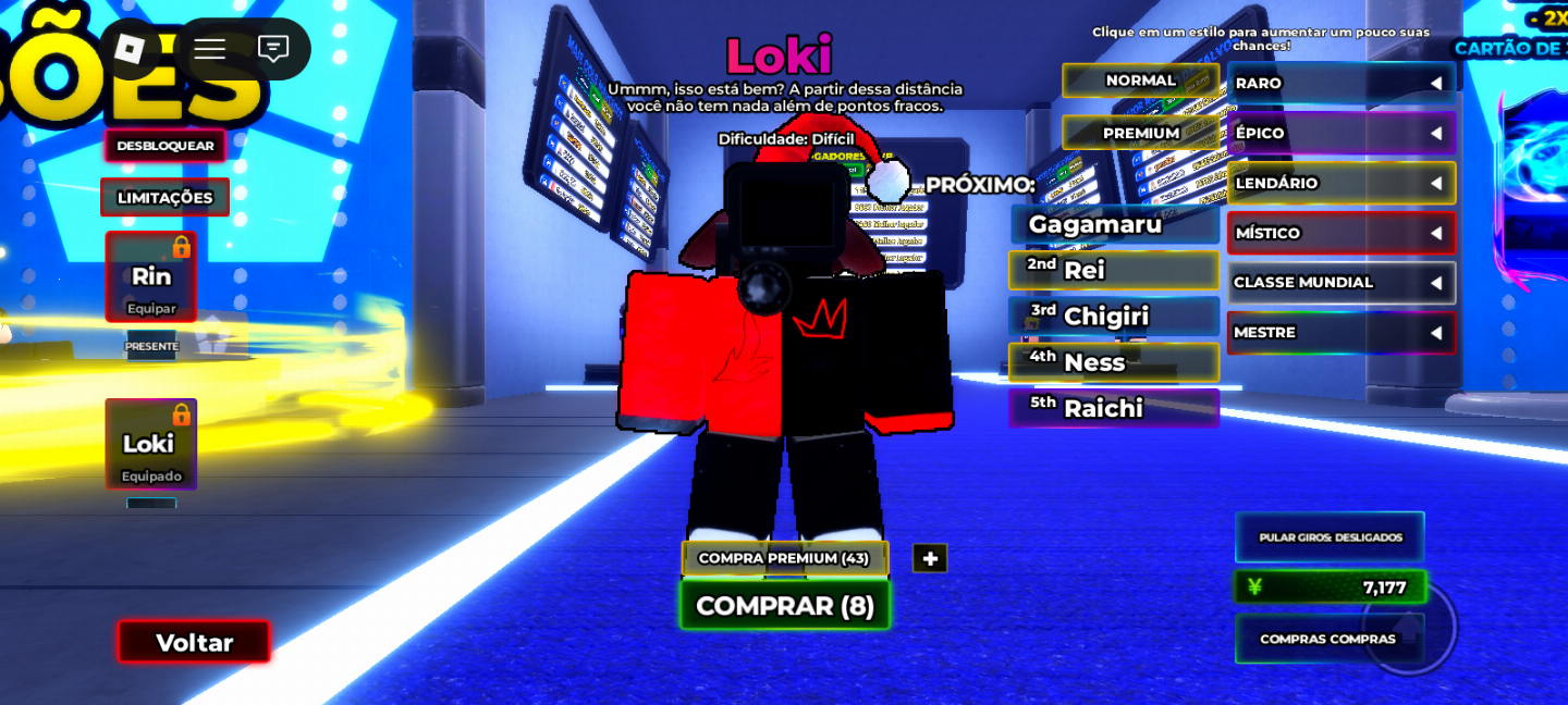 Conta Conta Blox Fruits COM MUITOS ITENS E PASSES