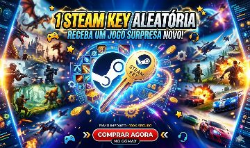 Steam Key Aleatória - Garanta um Jogo por preço de Banana