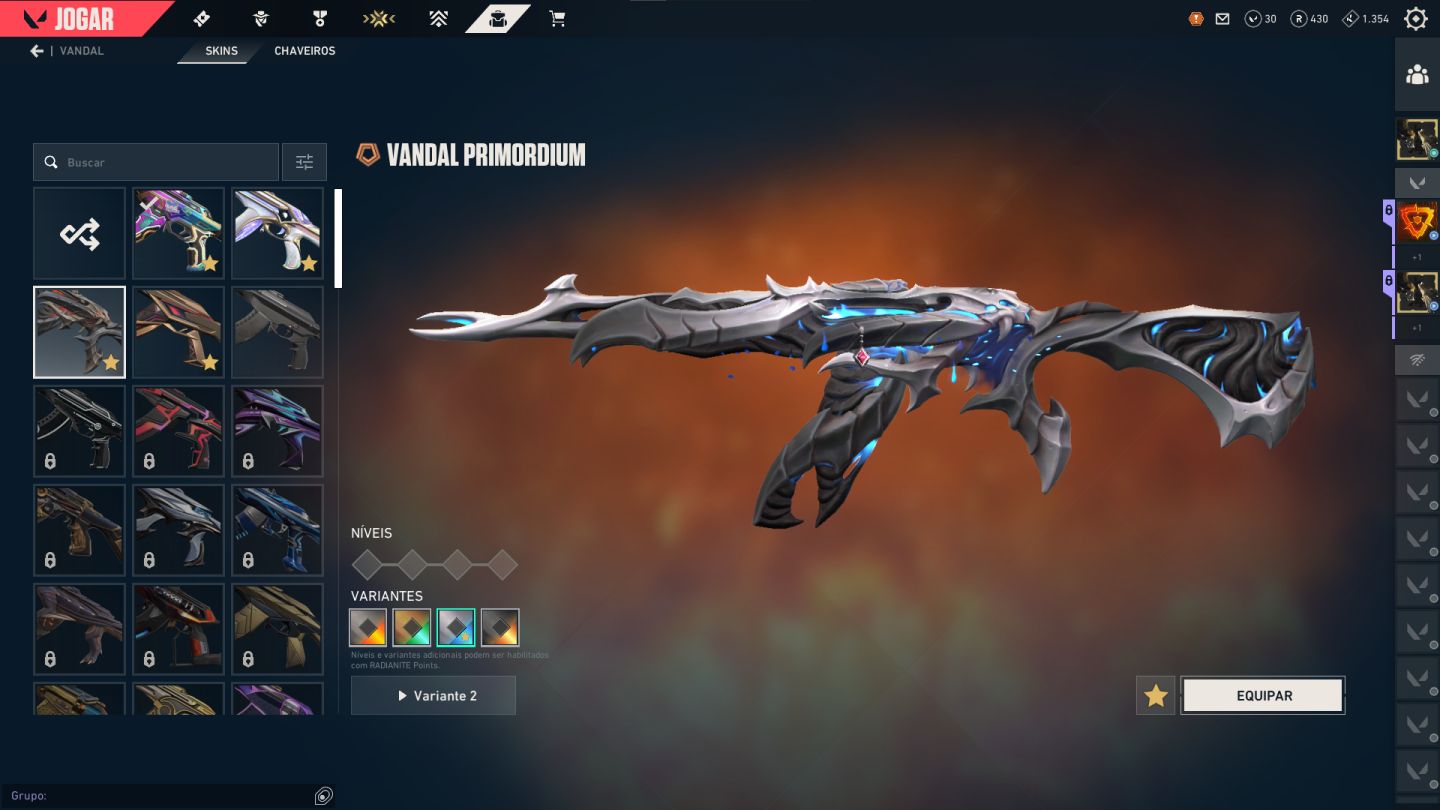 CONTA COM VARIAS SKINS E CHAVEIROS DE IMORTAL / PREÇO NEGOCIAVEL