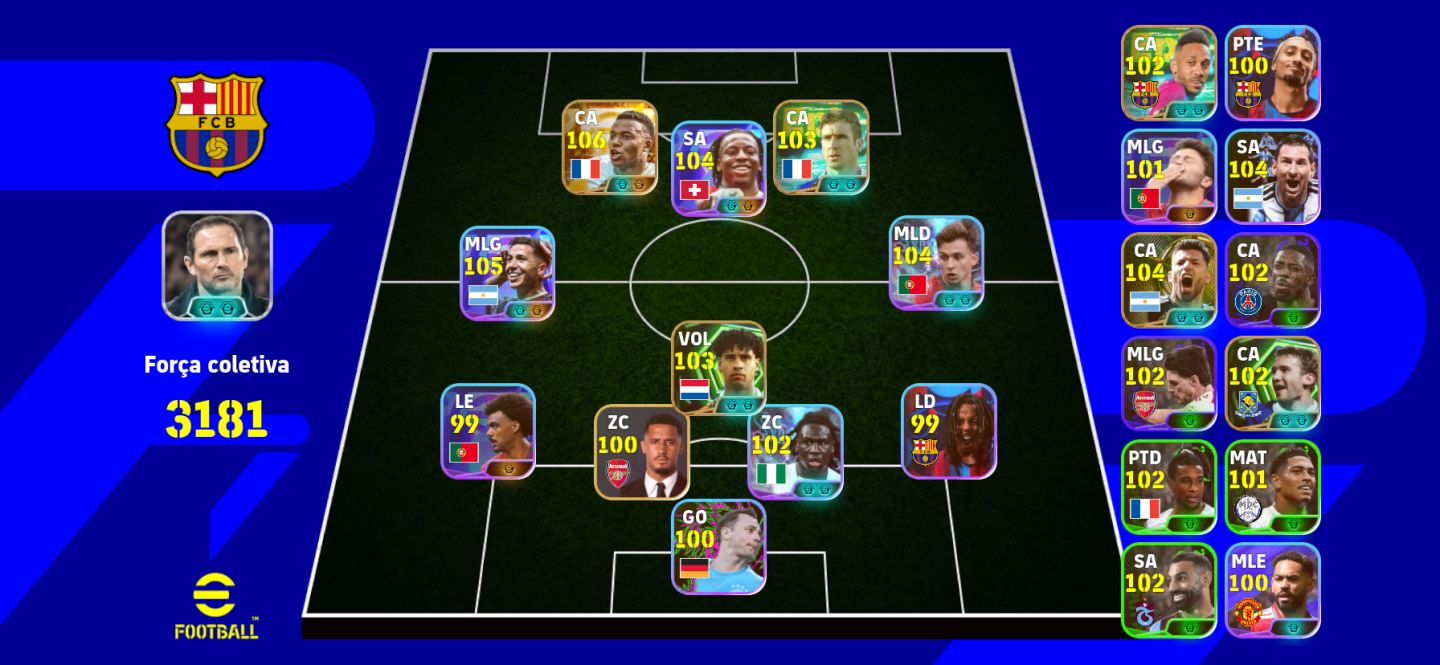 CONTA DE EFOOTBALL PROMISSORA DO BAPPE BLITZ E AMIGOS