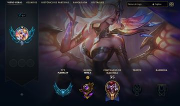 CONTA GOLD 2 / 17 SKINS / MORGANA PRESTÍGIO / YONE CANÇÃO DO OCEANO / 13K EA