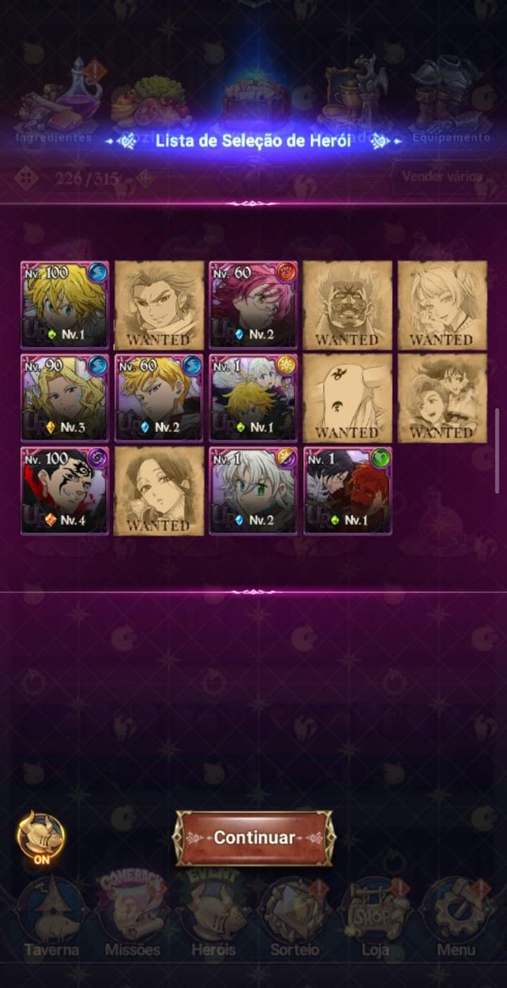 CONTA 7DS GRAND CROSS - COLLAB SOLO LEVELING