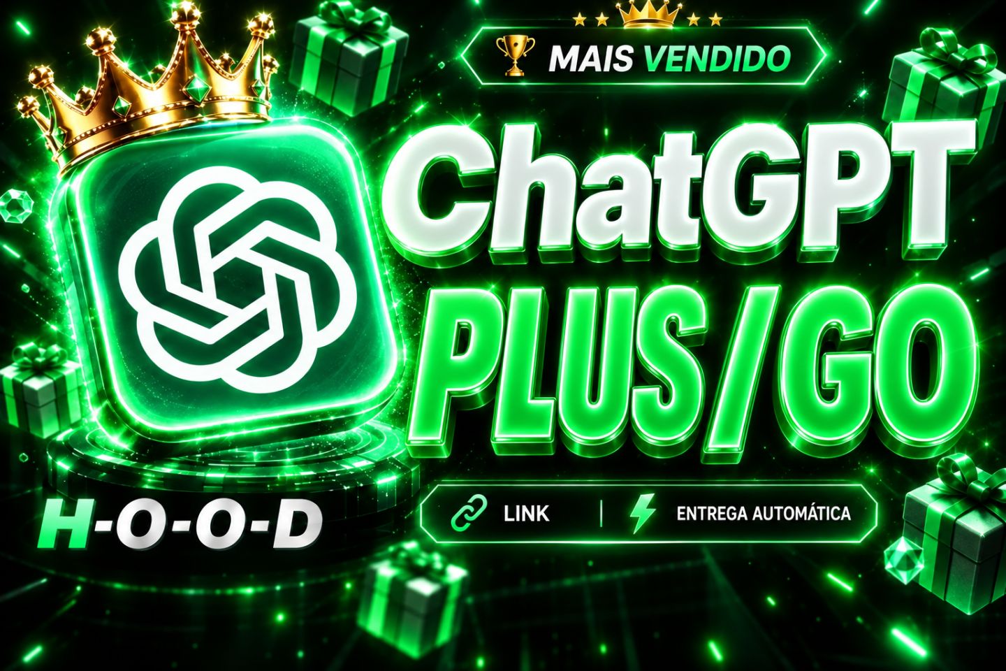 [PROMOÇÃO] CHAT GPT PLUS OU GO | (ATIVE NA SUA ACC GO) | ENTREGA AUTOMÁTICA