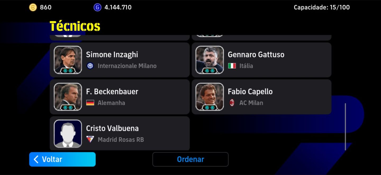 CONTE EFOOTBALL MOBILE VIA KONAMI ID