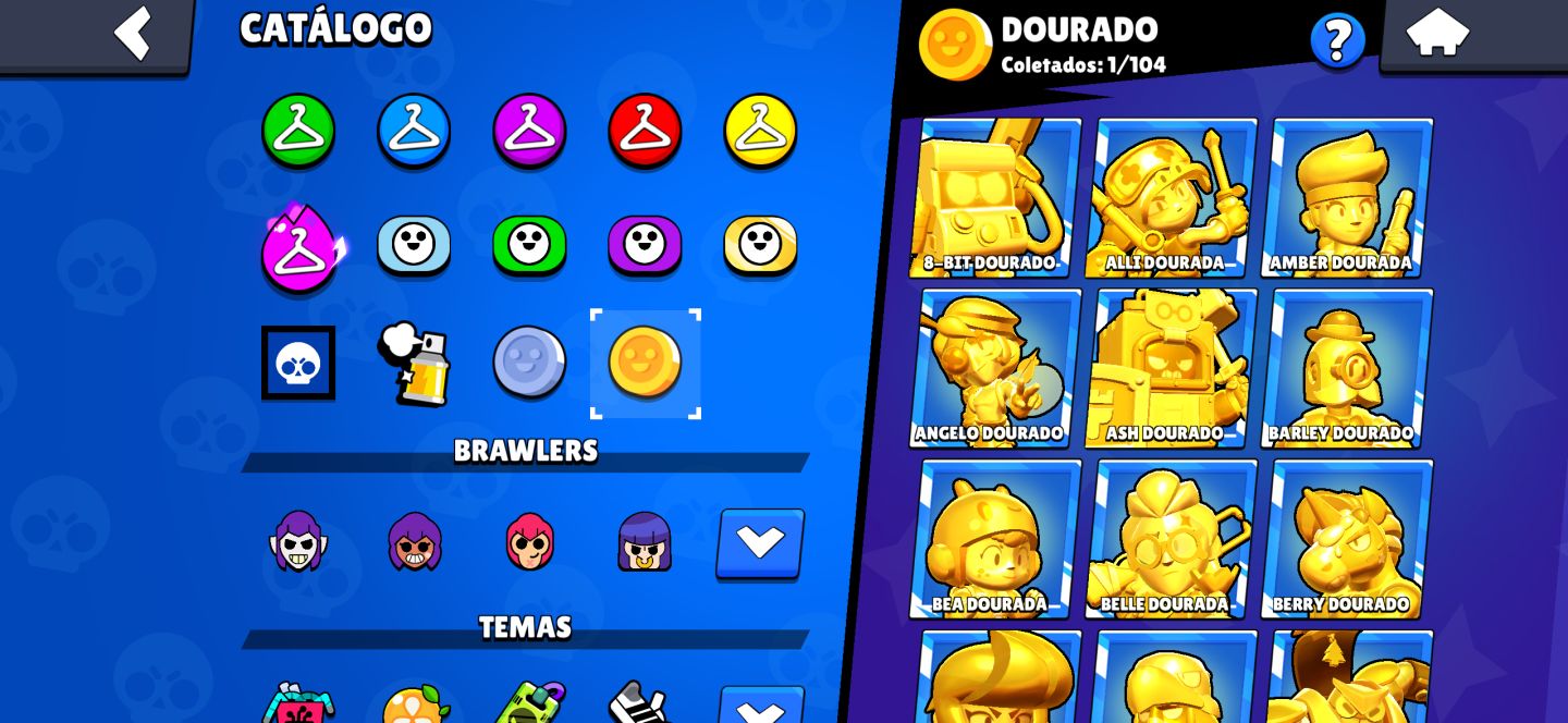 Conta Brawl Stars rara 7 anos