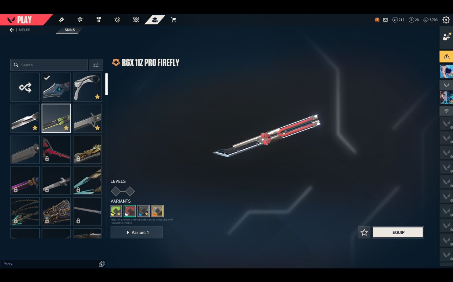 Conta Valorant Kuronami 2.0