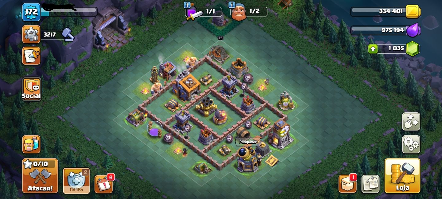 Clash of Clans | CV15 com LVL 172