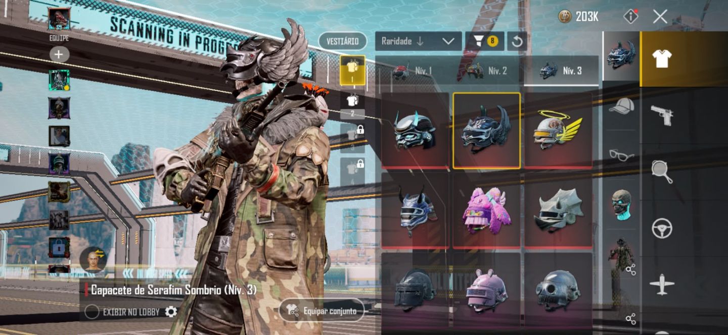 CONTA PUBG: (NEW STATE MOBILE) CONQUISTADOR S9 + McLAREN + M416 NÍV. 7