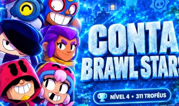 Conta brawl stars | 331 troféus | nível 4