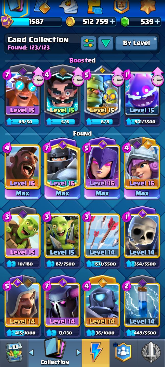 CONTA CLASH ROYALE | 13K TROFÉUS| 12 EVOLUÇÕES
