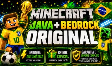 Minecraft Java + Bedrock Original - Entrega automática!