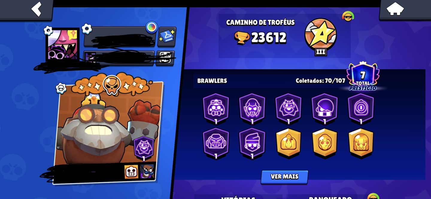 Conta brawl star boa
