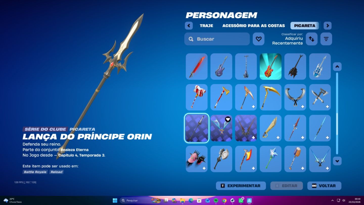 Conta de fortnite try hard