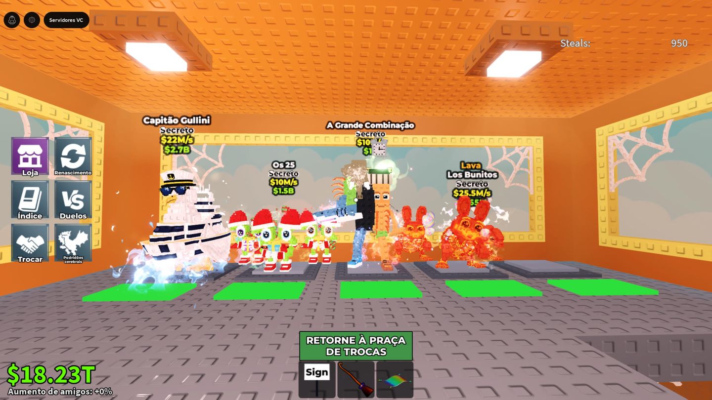 Roube o brainhot (brainhots)