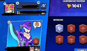 CONTA BRAW STARS INICIANTE SÓ UPAR