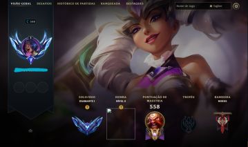 Conta Diamante 1 League of legends