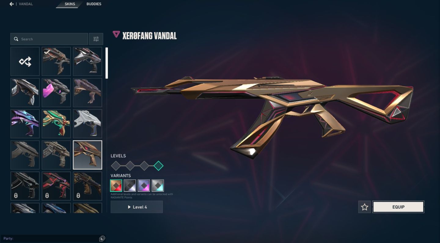 CONTA VALORANT 49.995+ VP EM SKINS