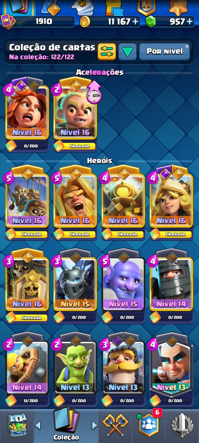Conta Clash Royale 36 Full