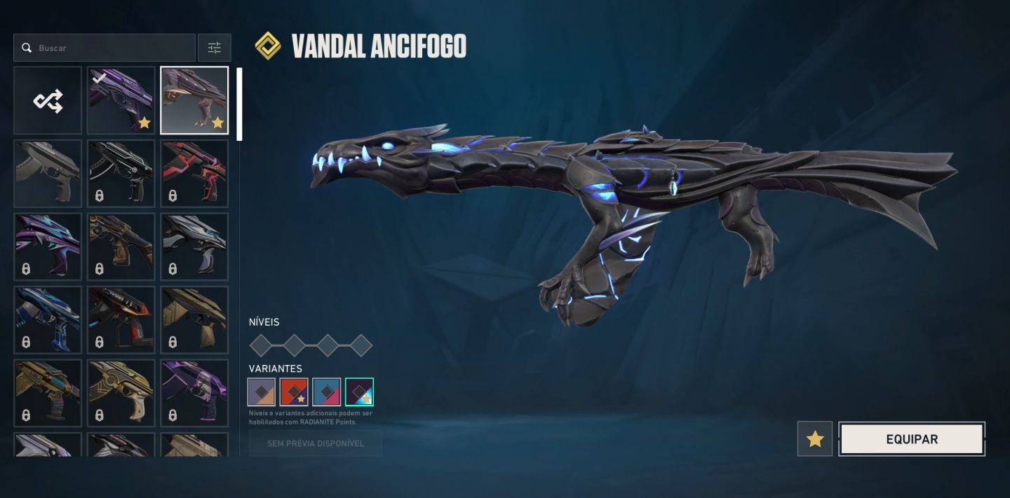 Conta Valorant c Vandal e Phantom + LoL Skins