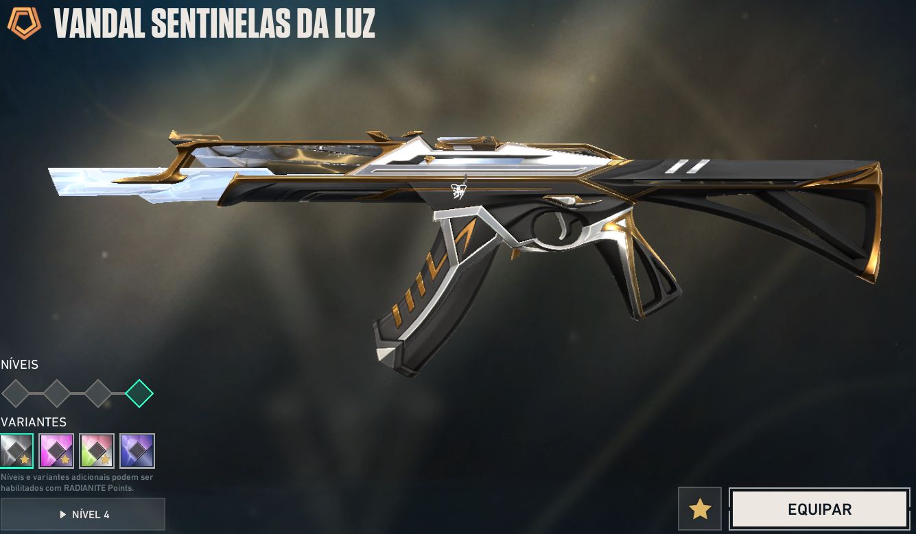 Conta Valorant - Nível 96 - Pico Platina - Diversas Skins Premium