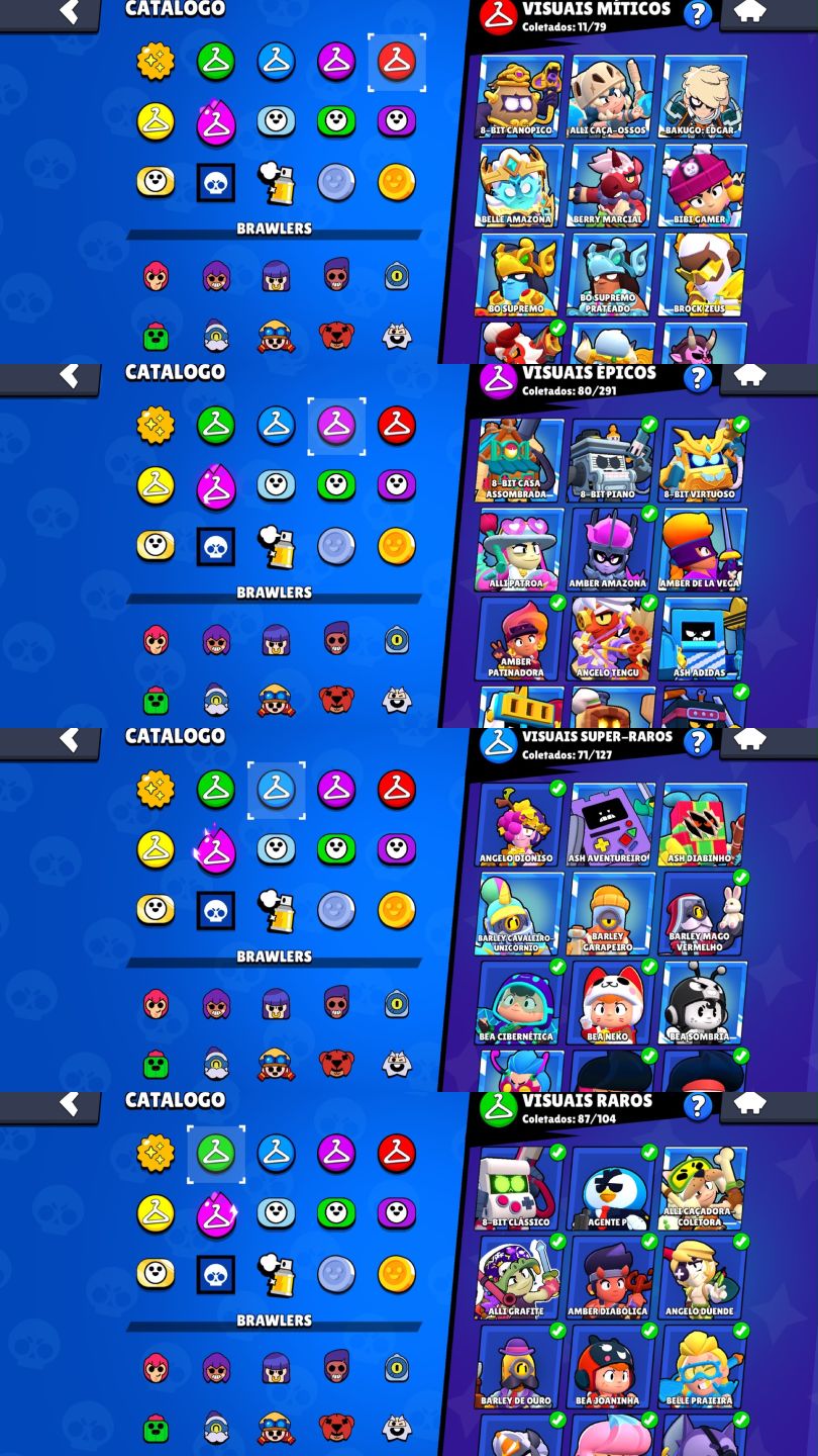 CONTA DE BRAWL STARS 54K DE TROFEUS 104/108 | 2018