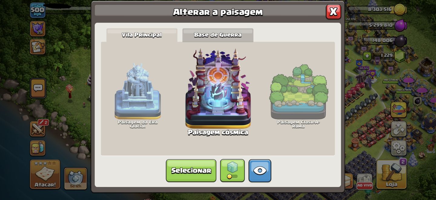 CONTA NÍVEL 500 CLASH OF CLANS 100% FULL (A MAIS RARA DO MERCADO HOJE)
