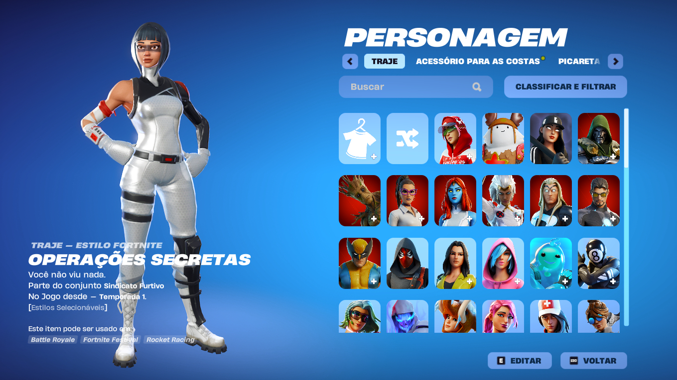 CONTA FORNITE ANTIGA VARIAS SKINS, SKIN DA BISCOITE , PASSE DA 5,6,7 E MAIS PASS
