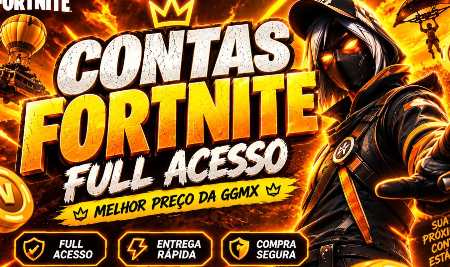 [Melhor Preço] Contas Fortnite | Full Acesso | Skins Raras | OG