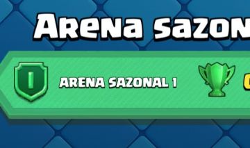 Conta de Clash Royale, arena sazonal 1 (penúltima arena) + brinde conta de Brawl
