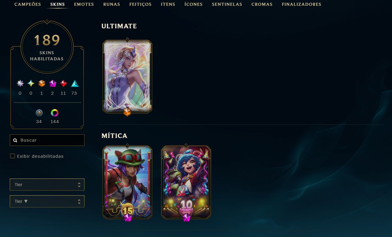 Conta League of Legends | 189 Skins | Kayle Juíza 2011 Rara