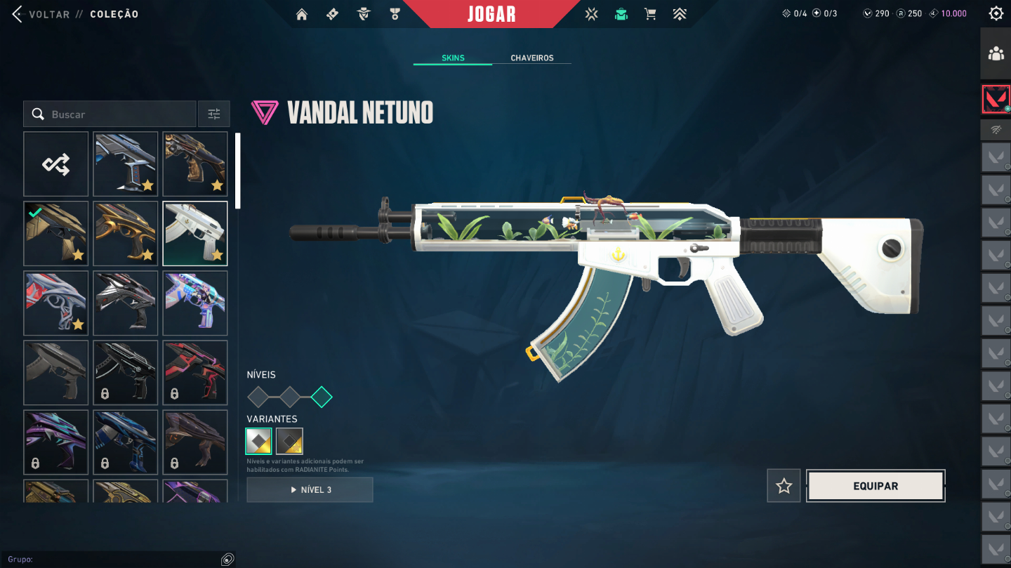 Conta Valorant +15 SKINS FA 40% OFF ( 1300 R$ GASTOS)