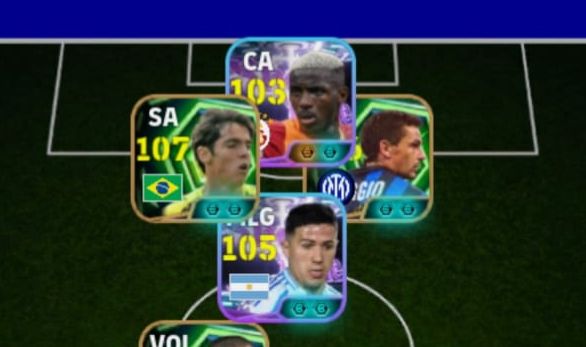 CONTA EFOOTBALL RARA! KAKA BUGADO + BAGGIO PRIME + CAFU + OSHIMEN E+++!
