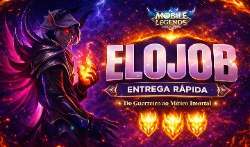 Elojob Mobile Legends, Subimos Você do Guerreiro Até o Mítico Imortal