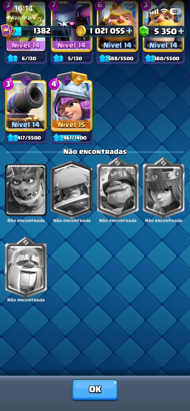 Conta Intermediária de Clash Royale