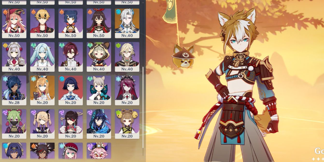 CONTA GENSHIN AR 55 - 50/50 - 10 T5 - FARM GEMAS, MUITA EXPLORAÇÃO