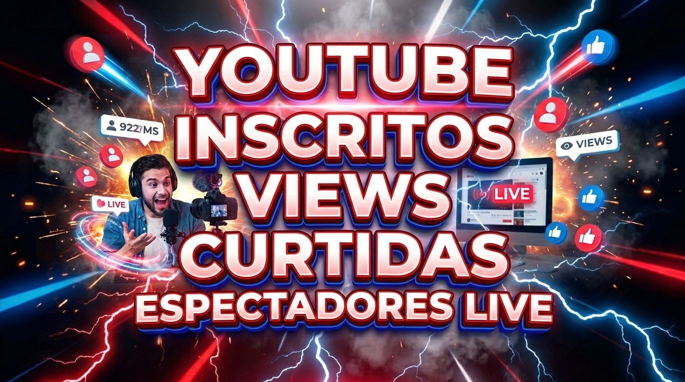O MAIS BARATO | YouTube Inscritos, Views, Shorts, Curtidas e Lives
