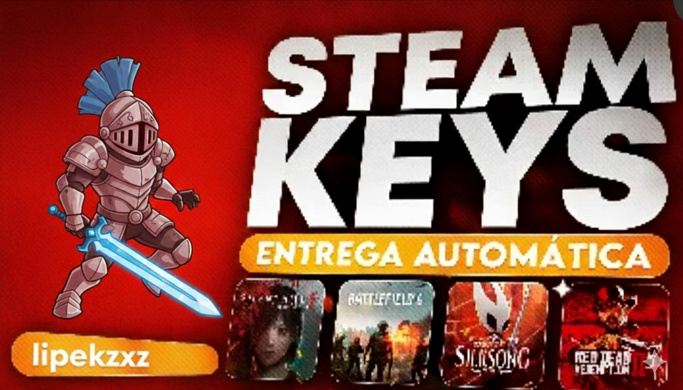 Steam Key Aleatória | Entrega Automática | Jogo Original PC