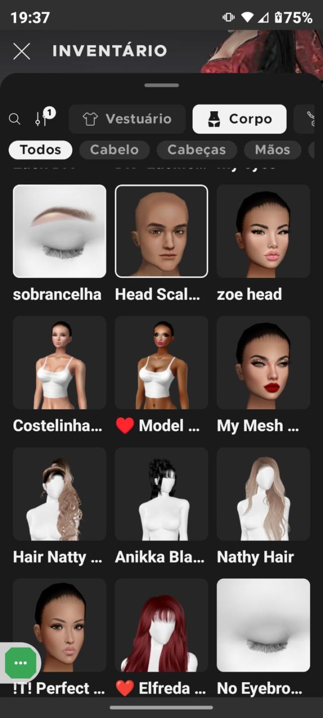 [PROMOÇÃO]CONTA IMVU FEMININA | 498 SEGUIDORES | MUITOS ITENS | VÁRIOS OUTFITS